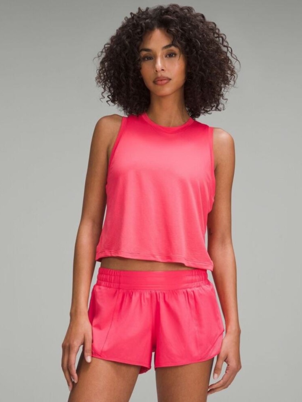 NWT! Lululemon Ultralight Waist-Length Tank Top Size 2 Glaze Pink